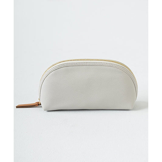 Vessel Vegan Leather Cosmetic Pouch - Grey