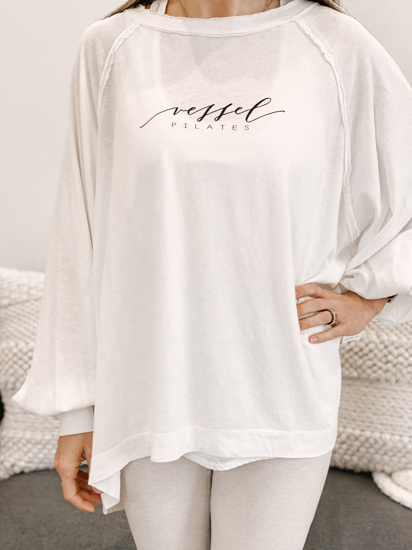 Free People She's Everything Long Sleeve Solid - Vessel Branded