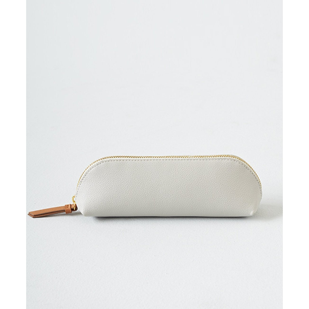 Vessel Vegan Leather Cosmetic and Pencil Case - Grey and Blush