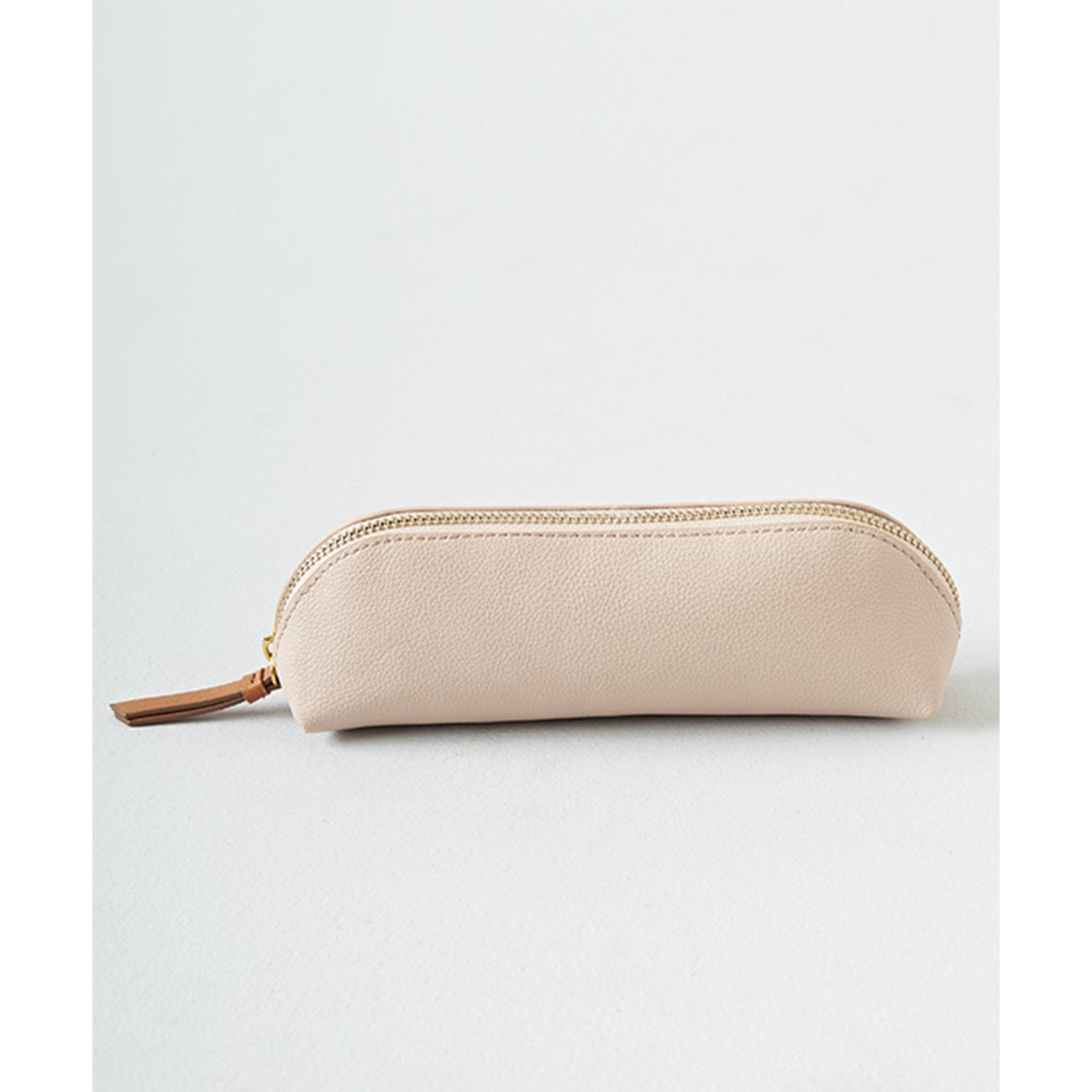 Vessel Vegan Leather Cosmetic and Pencil Case - Grey and Blush