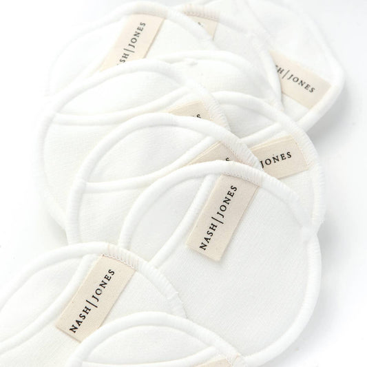 Nash and Jones Bamboo Wash Pads (10ct) with Laundry Bag