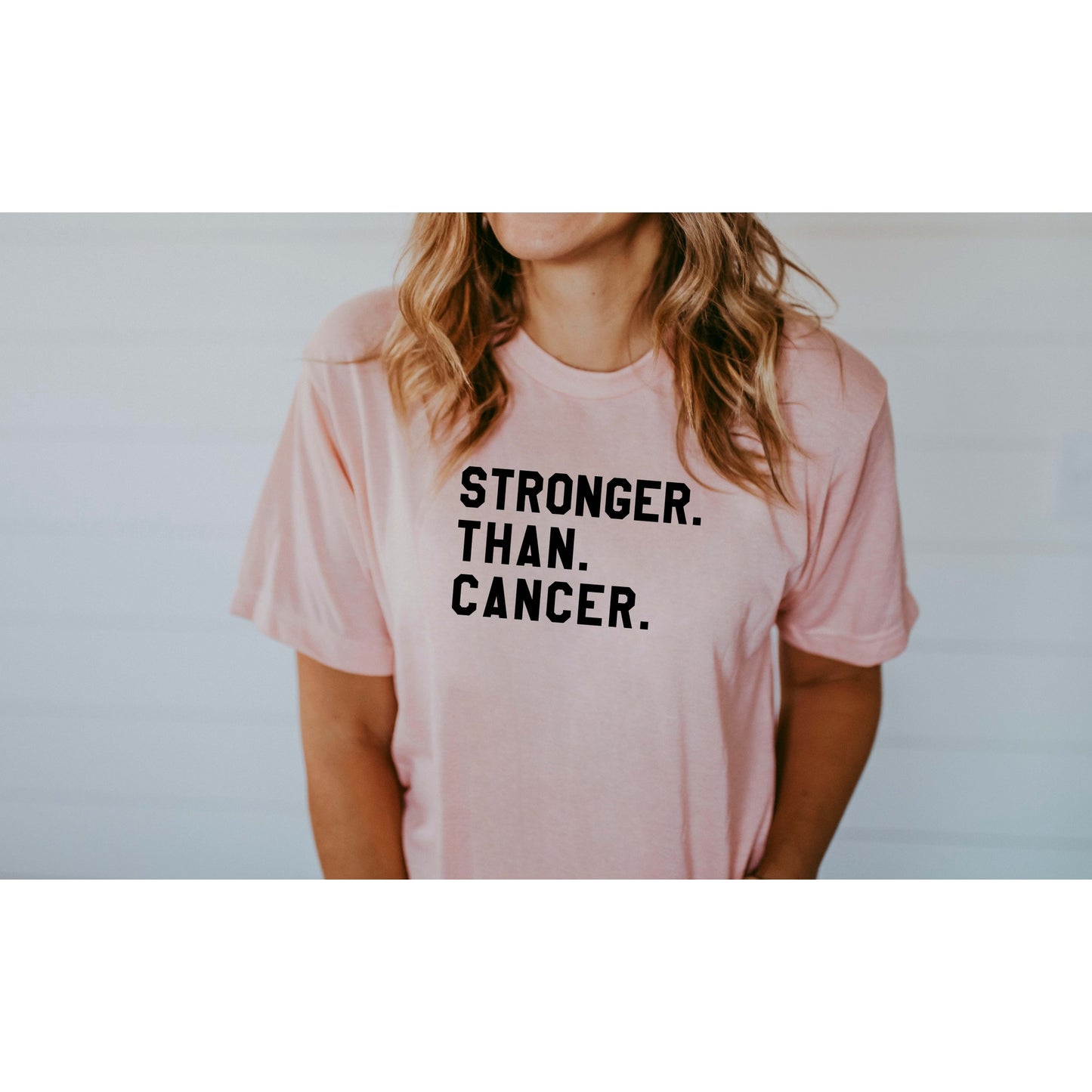 Stronger Than Cancer - Breast Cancer Awareness Tee